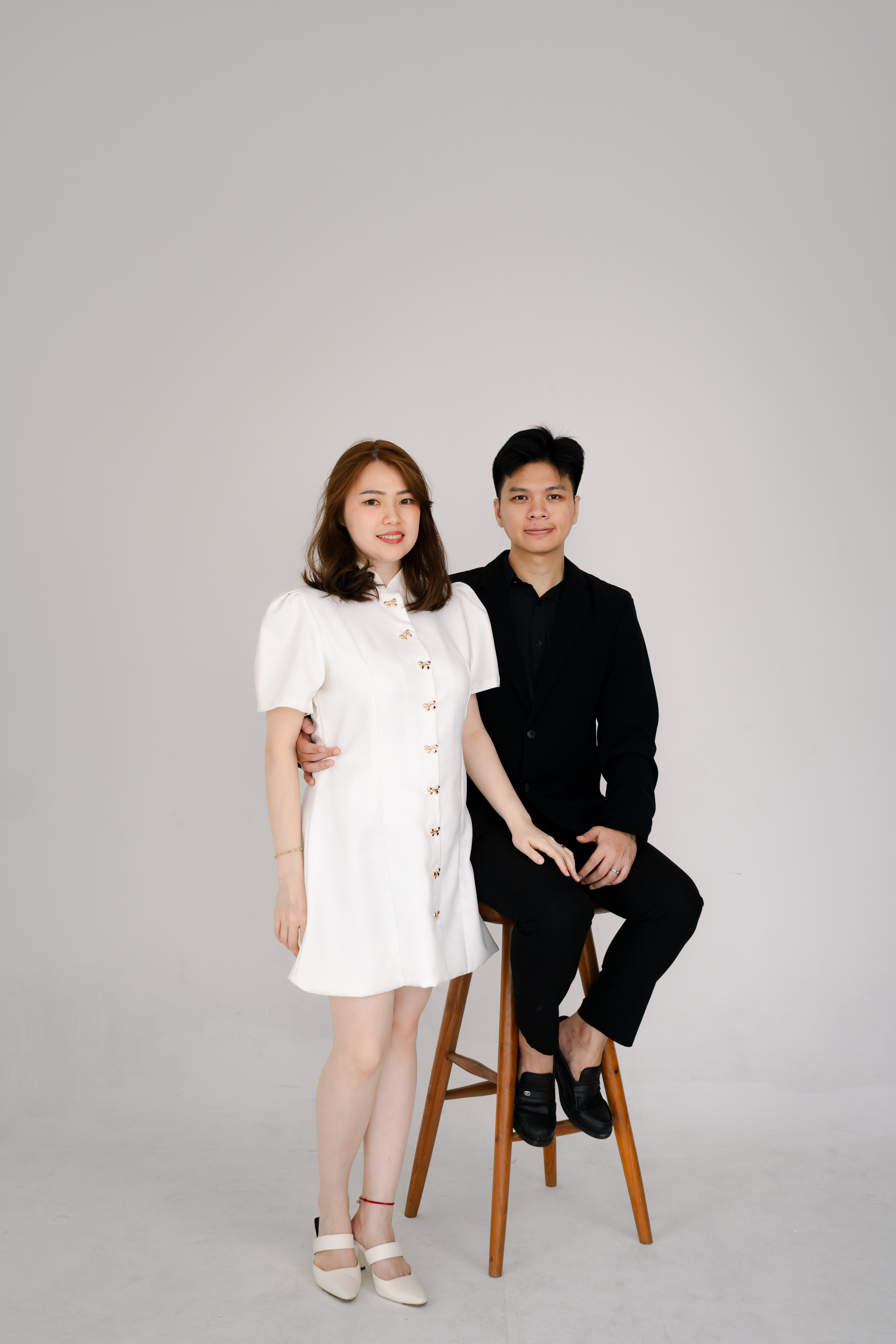 Prewedding portrait of Michael Vinci and Merlin